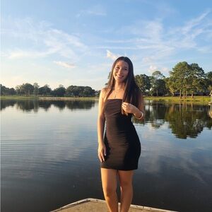 Elegant Black Strapless Dress